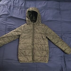 Carter's Black Patterned Puffer Jacket